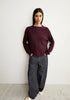 Pullover Merinaa Links Links Dark Cranberry-Armedangels-Pullis & Sweatshirts-ROTATION BOUTIQUE BERLIN