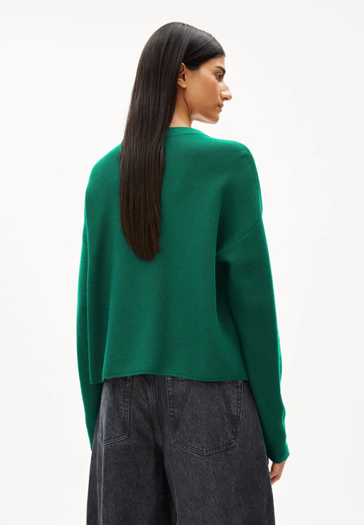 Pullover Merinaa Links Links Emerald Green-Armedangels-Pullis & Sweatshirts-ROTATION BOUTIQUE BERLIN