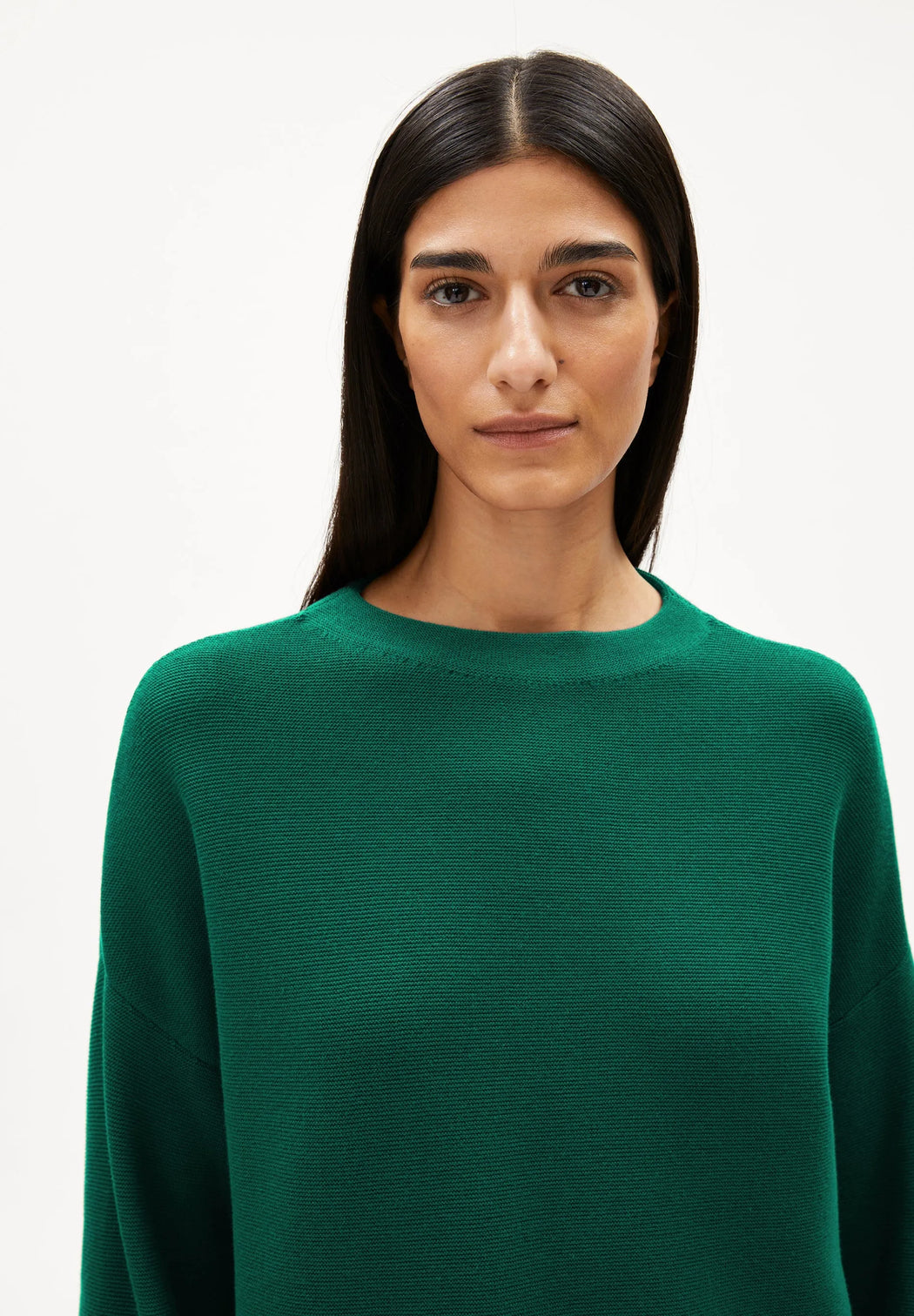 Pullover Merinaa Links Links Emerald Green-Armedangels-Pullis & Sweatshirts-ROTATION BOUTIQUE BERLIN