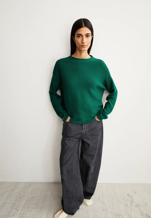 Pullover Merinaa Links Links Emerald Green-Armedangels-Pullis & Sweatshirts-ROTATION BOUTIQUE BERLIN