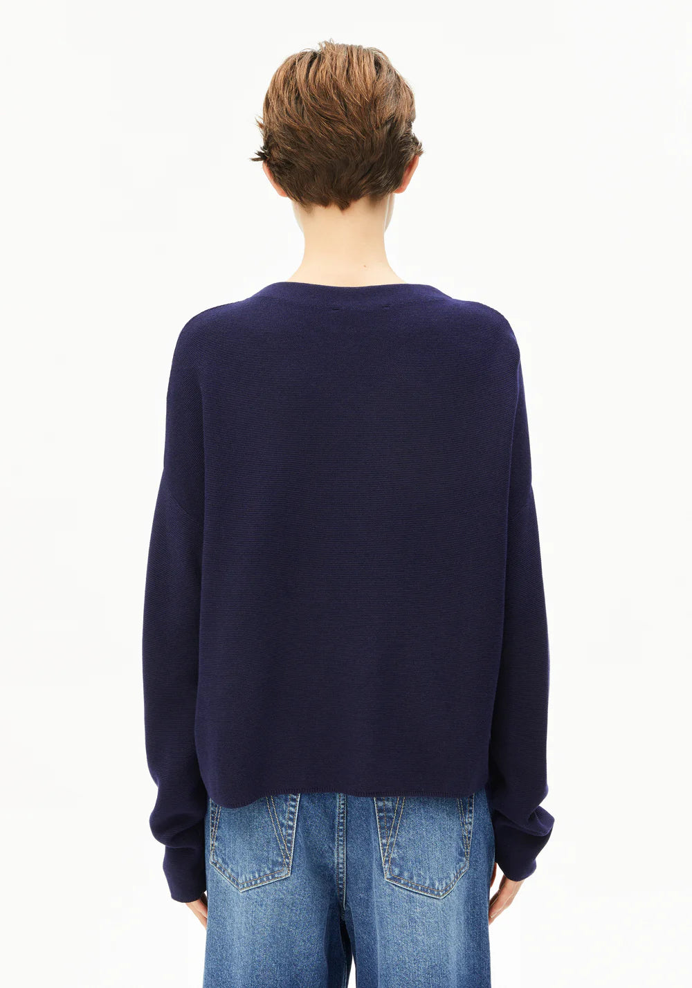 Pullover Merinaa Links Links Tinted Navy-Armedangels-Pullis & Sweatshirts-ROTATION BOUTIQUE BERLIN