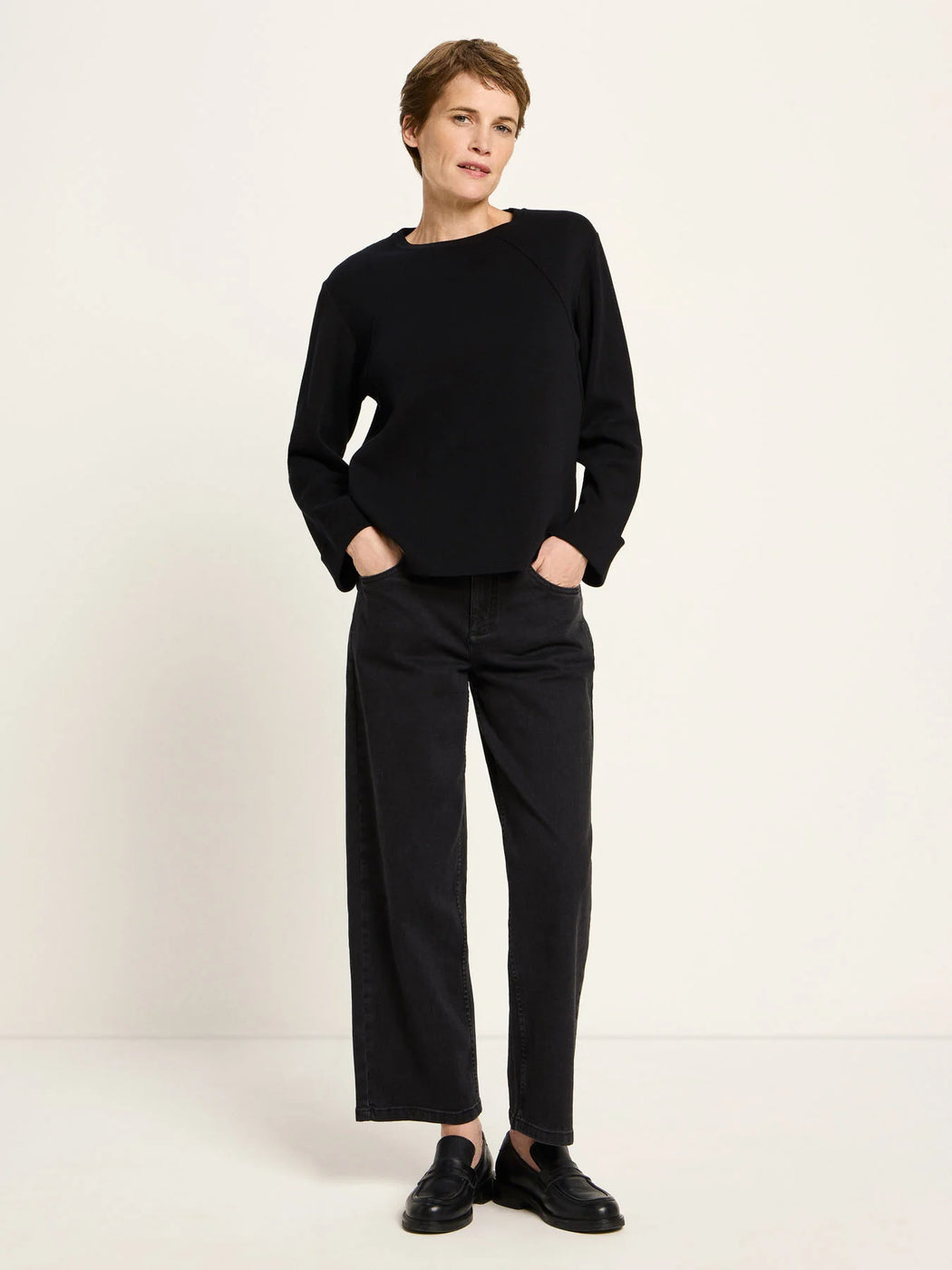 Pullover Punto Milano aus Bio Baumwolle-Lanius-Pullis & Sweatshirts-ROTATION BOUTIQUE BERLIN