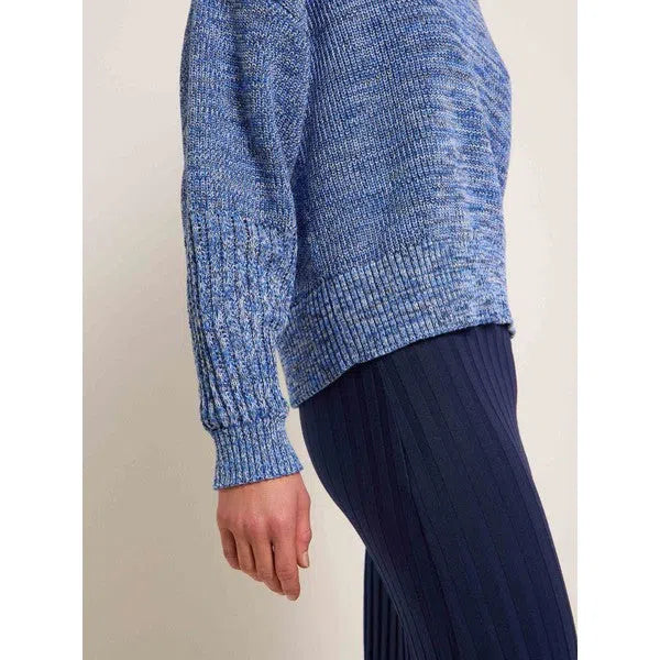 Pullover mit Strukturdetails aus Bio-Baumwolle-Lanius-Pullis & Sweatshirts-ROTATION BOUTIQUE