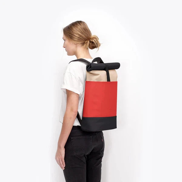 RUCKSACK Hajo Medium Lotus Light Almond Red-Ucon Acrobatics-Rucksäcke-ROTATION BOUTIQUE BERLIN