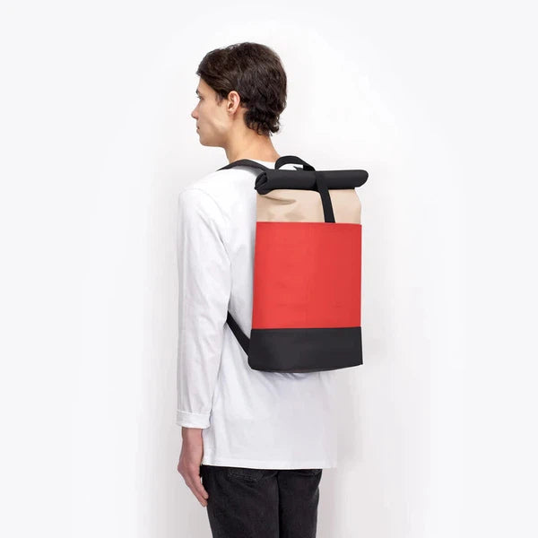 RUCKSACK Hajo Medium Lotus Light Almond Red-Ucon Acrobatics-Rucksäcke-ROTATION BOUTIQUE BERLIN