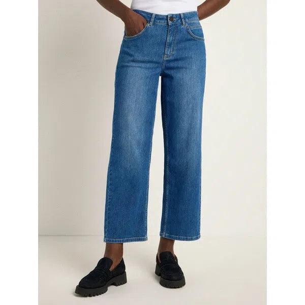 Relaxed Jeans Mid Blue Denim-Lanius-Hosen-ROTATION BOUTIQUE BERLIN