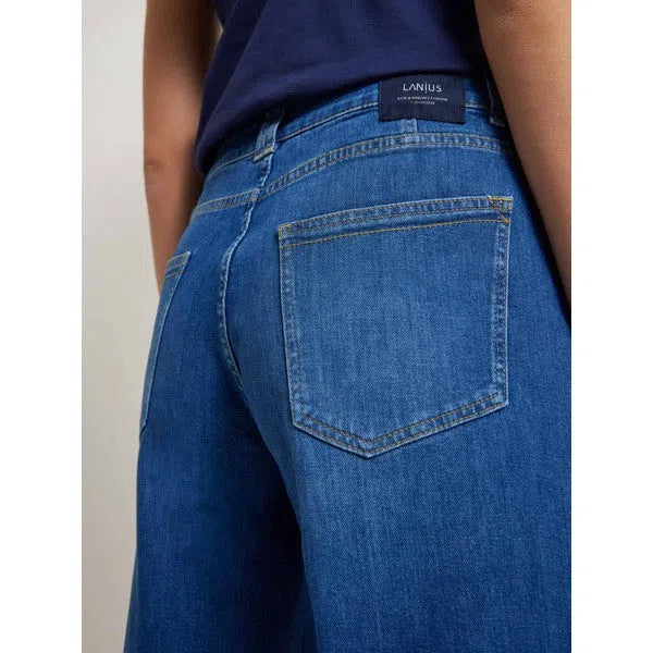 Relaxed Jeans mit aufgesetzten Taschen-Lanius-Hosen-ROTATION BOUTIQUE