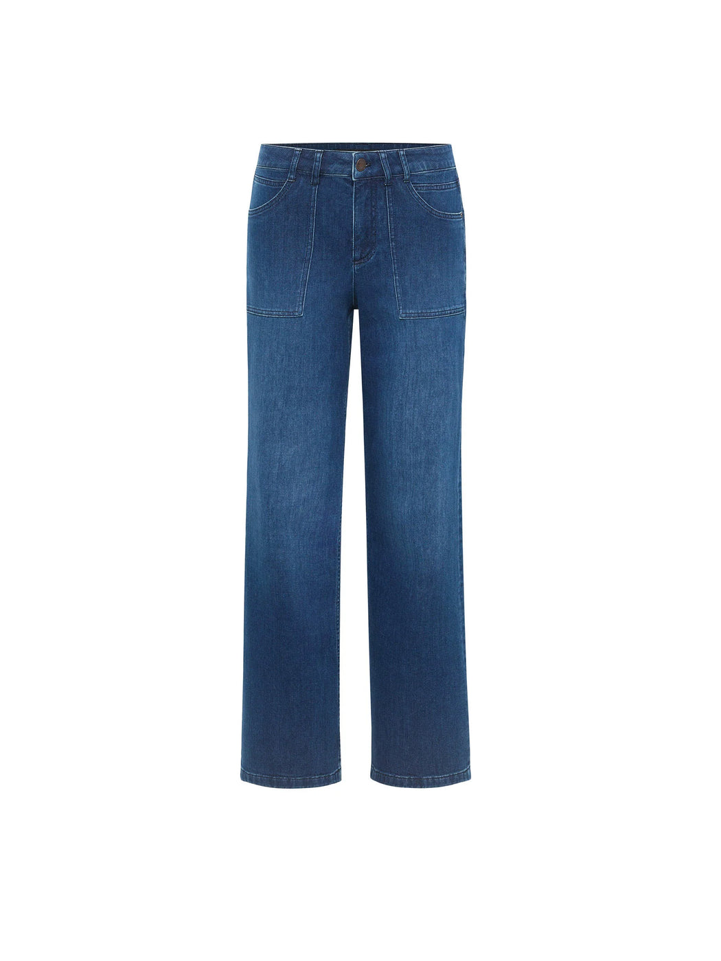 Relaxed Jeans mit aufgesetzten Taschen-Lanius-Hosen-ROTATION BOUTIQUE BERLIN