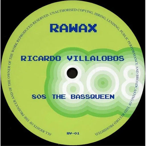 Ricardo Villalobos - 808 The Bassqueen-Rawax-Records-ROTATION BOUTIQUE BERLIN