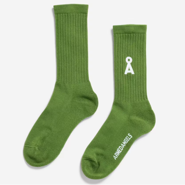 Saamus Bold Ivy Green - Unisex Socken aus Baumwoll Mix-Armedangels-Socken-ROTATION BOUTIQUE BERLIN