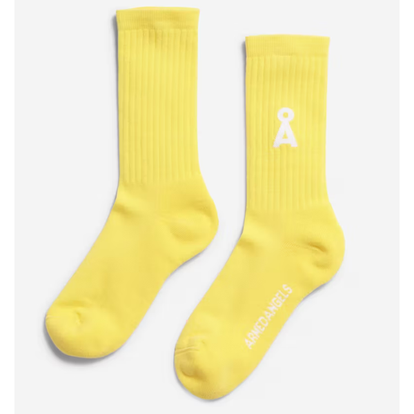 Saamus Bold Yellow Light - Unisex Socken aus Baumwoll Mix-Armedangels-Socken-ROTATION BOUTIQUE