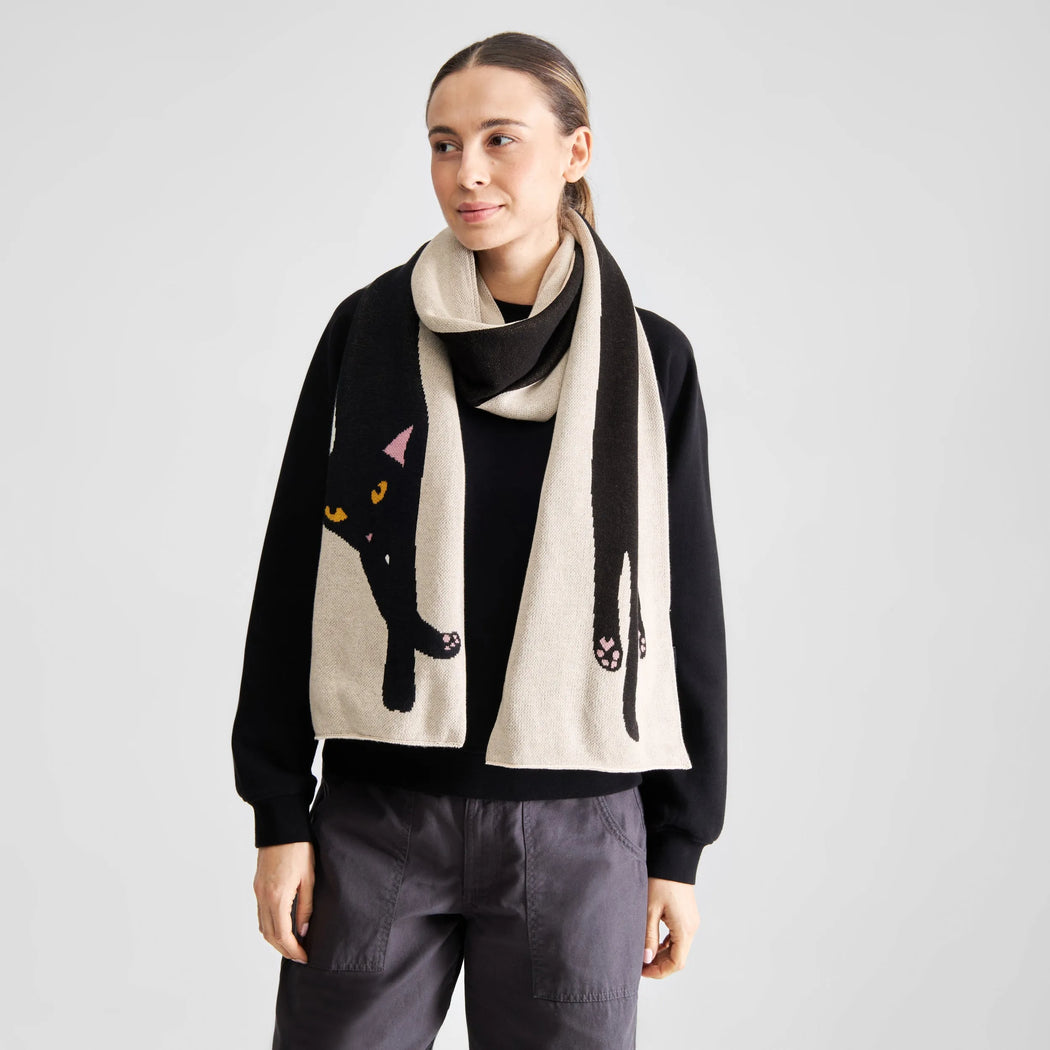 Schal Rossberga Long Cat Scarf-Dedicated-Mützen & Schals-ROTATION BOUTIQUE BERLIN