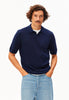 Shortsleeve Knit Polo Shirt-Armedangels-T-Shirts-ROTATION BOUTIQUE BERLIN