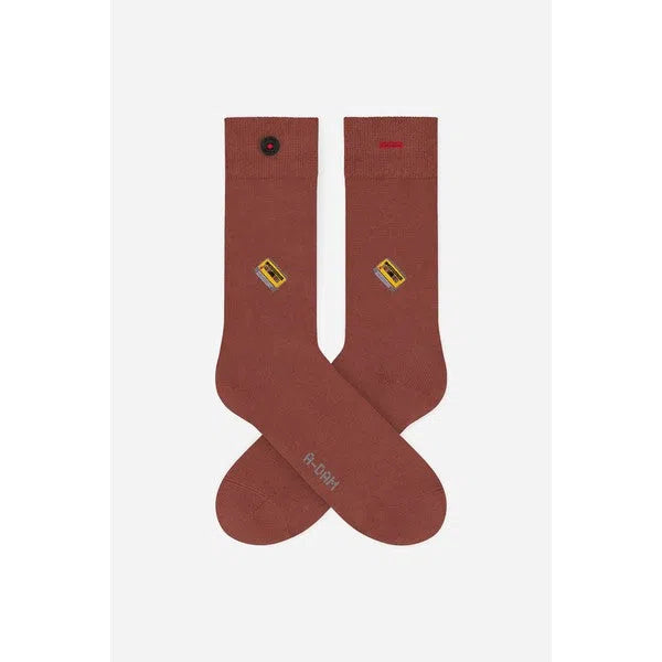 Socken mit Kassetten Stickerei-Adam Underwear-Socken-ROTATION BOUTIQUE