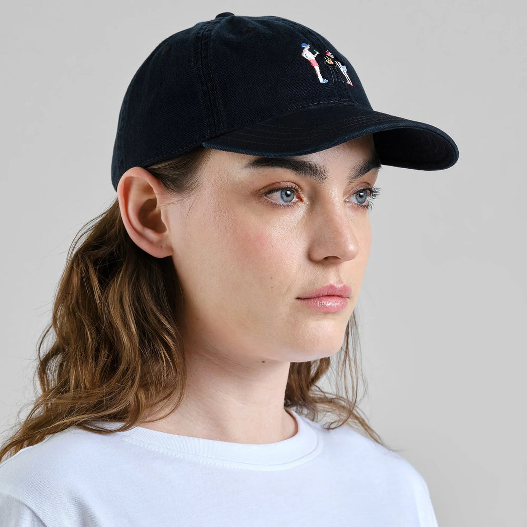 Soft Cap Slussen BBQ Black-Dedicated-Mützen & Schals-ROTATION BOUTIQUE BERLIN