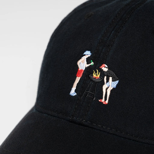 Soft Cap Slussen BBQ Black-Dedicated-Mützen & Schals-ROTATION BOUTIQUE BERLIN