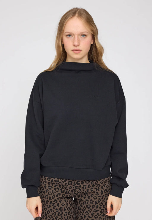 Soft Fabric Mock Turtleneck-Mazine-Pullis & Sweatshirts-ROTATION BOUTIQUE BERLIN