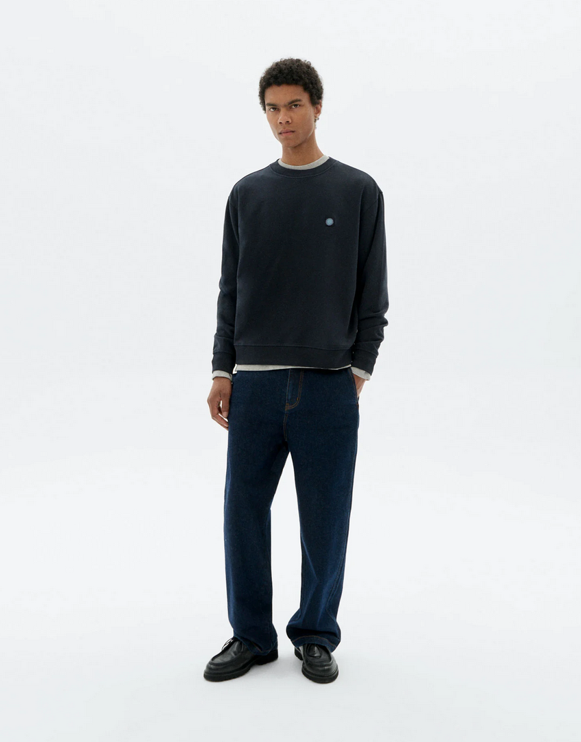 Sol Contrast Sweatshirt-Thinking Mu-Pullis & Sweatshirts-ROTATION BOUTIQUE BERLIN
