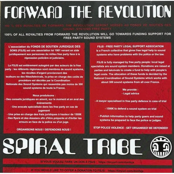 Spiral Tribe - Forward The Revolution 12"-Miscellaneous-Records-ROTATION BOUTIQUE