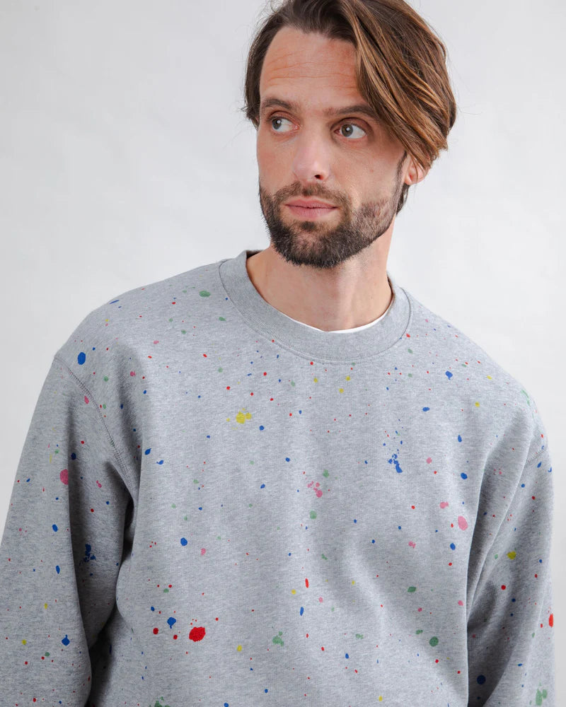 Splash Paint Sweatshirt-Brava Fabrics-Pullis & Sweatshirts-ROTATION BOUTIQUE BERLIN