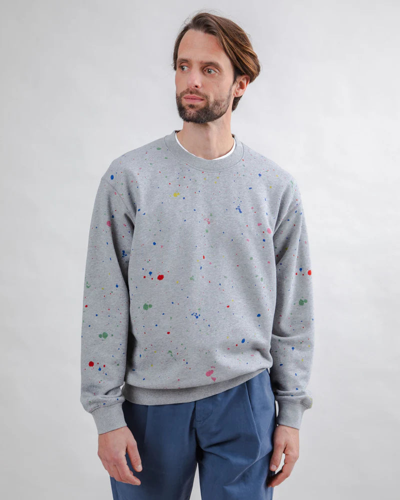 Splash Paint Sweatshirt-Brava Fabrics-Pullis & Sweatshirts-ROTATION BOUTIQUE BERLIN
