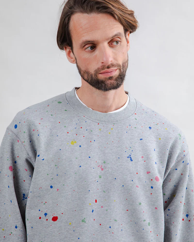 Splash Paint Sweatshirt-Brava Fabrics-Pullis & Sweatshirts-ROTATION BOUTIQUE BERLIN