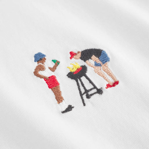 Stockholm Barbecue - T-Shirt mit Stickerei-Dedicated-T-Shirts-ROTATION BOUTIQUE BERLIN
