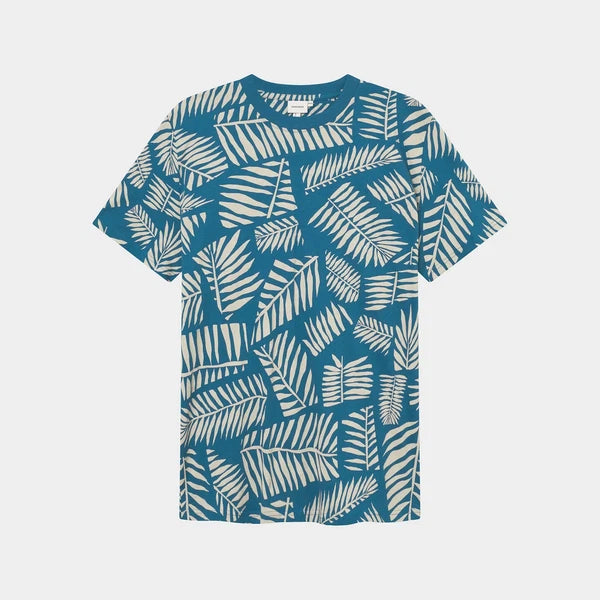 Stockholm Cut Leaf - T-Shirt mit Allover Print-Dedicated-T-Shirts-ROTATION BOUTIQUE