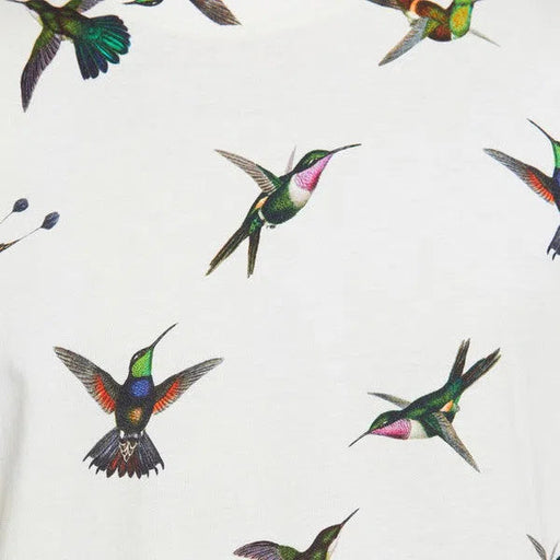 Stockholm Hummingbirds - T-Shirt mit Allover Print-Dedicated-T-Shirts-ROTATION BOUTIQUE