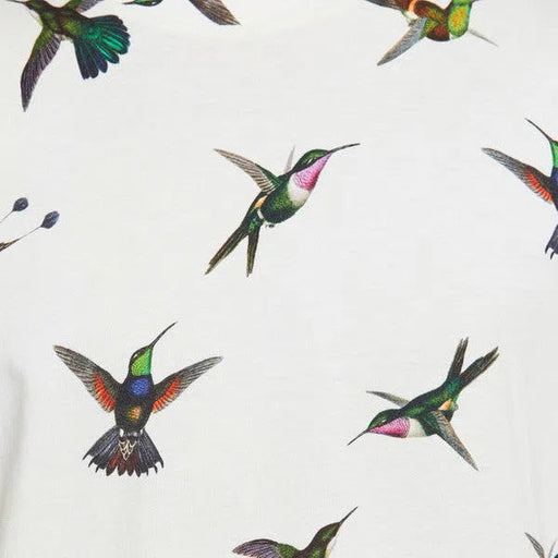 Stockholm Hummingbirds - T-Shirt mit Allover Print-Dedicated-T-Shirts-ROTATION BOUTIQUE BERLIN