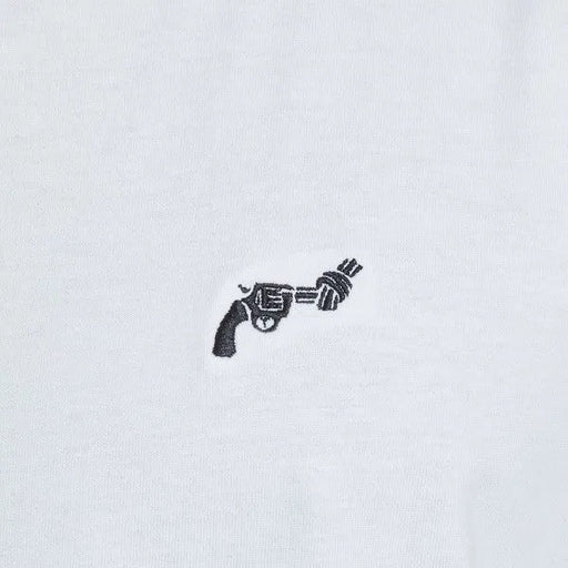 Stockholm Knotted Gun - T-Shirt mit Stickerei-Dedicated-T-Shirts-ROTATION BOUTIQUE