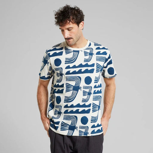 Stockholm Seagulls - T-Shirt mit Allover Print-Dedicated-T-Shirts-ROTATION BOUTIQUE BERLIN