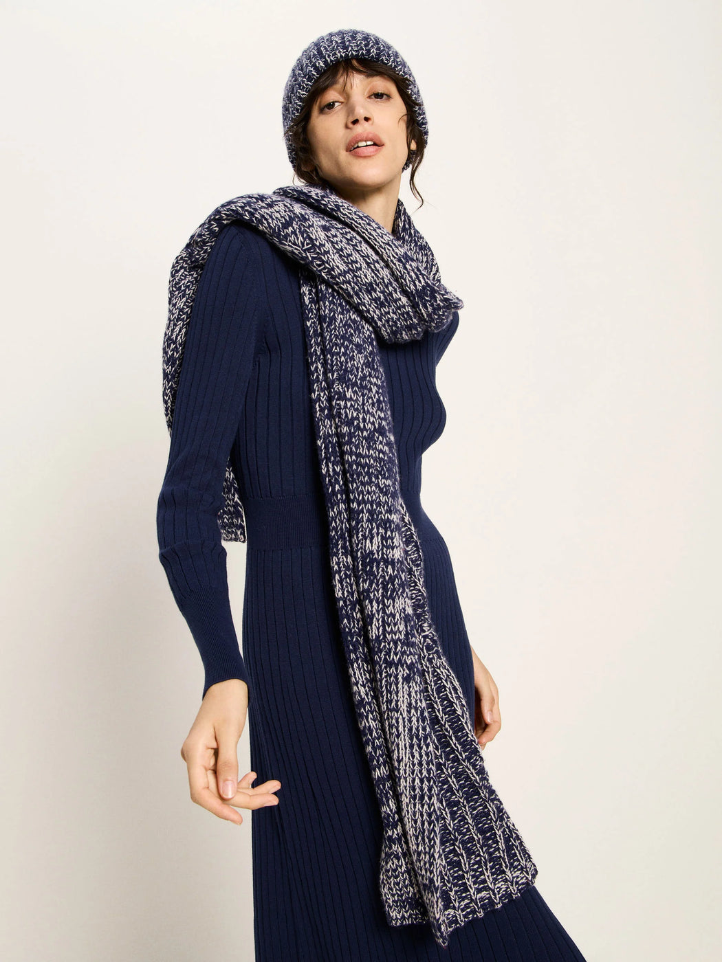 Strickmütze Meliert-Lanius-Mützen & Schals-ROTATION BOUTIQUE BERLIN