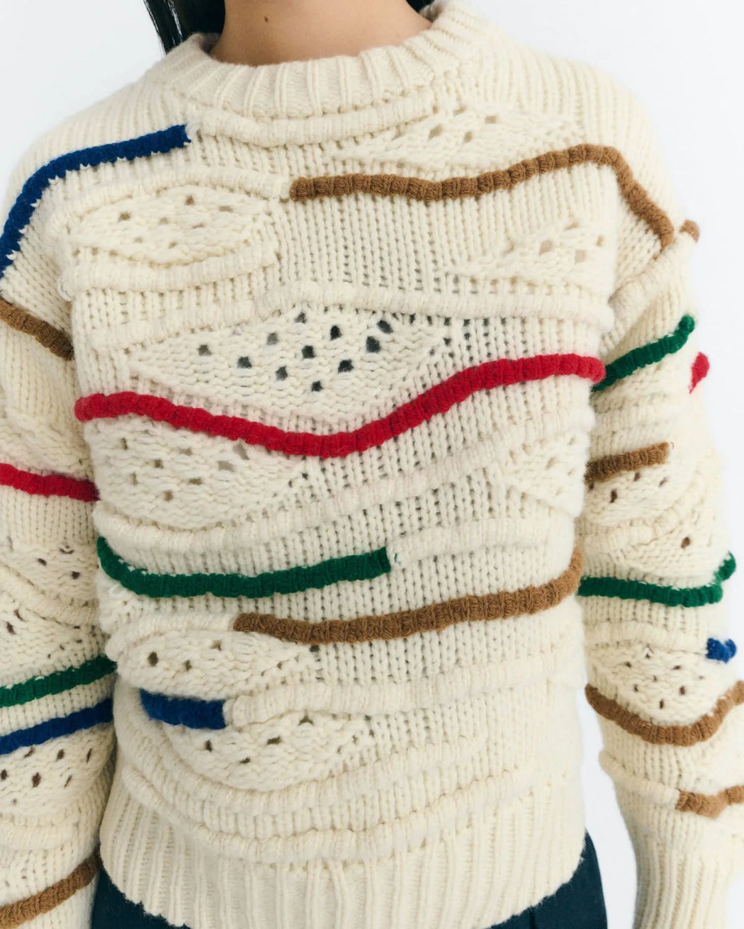 Strickpullover Macrame-Thinking Mu-Pullis & Sweatshirts-ROTATION BOUTIQUE BERLIN