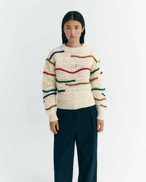 Strickpullover Macrame-Thinking Mu-Pullis & Sweatshirts-ROTATION BOUTIQUE BERLIN