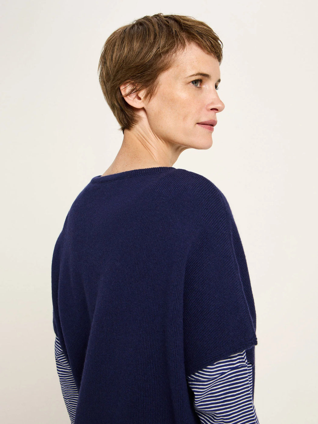 Strickpullunder aus Wolle Baumwolle Mix-Lanius-Pullis & Sweatshirts-ROTATION BOUTIQUE BERLIN