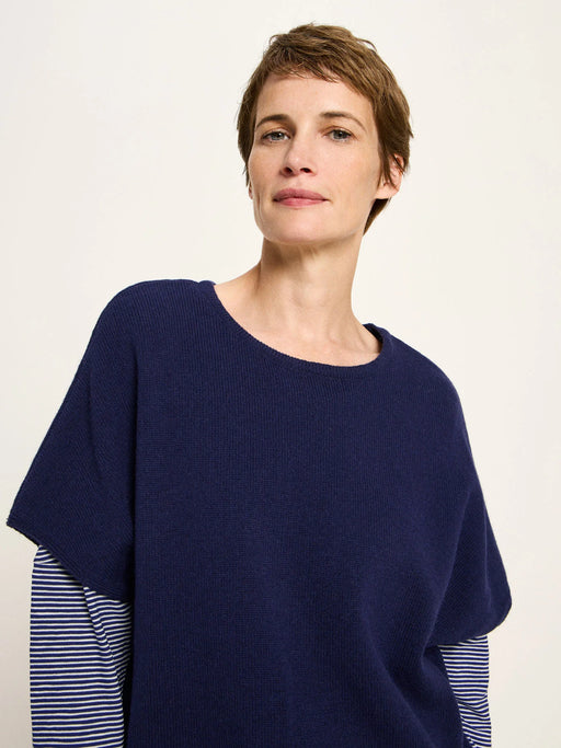 Strickpullunder aus Wolle Baumwolle Mix-Lanius-Pullis & Sweatshirts-ROTATION BOUTIQUE BERLIN