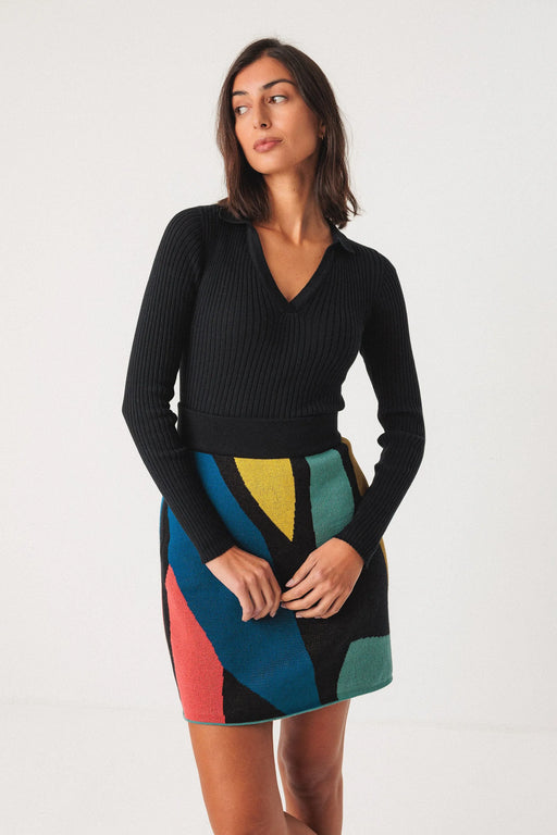 Strickrock Karia Skirt-SKFK-Kleider & Röcke-ROTATION BOUTIQUE BERLIN