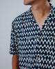 Sunset Aloha Shirt Navy-Brava Fabrics-Hemden & Blusen-ROTATION BOUTIQUE BERLIN