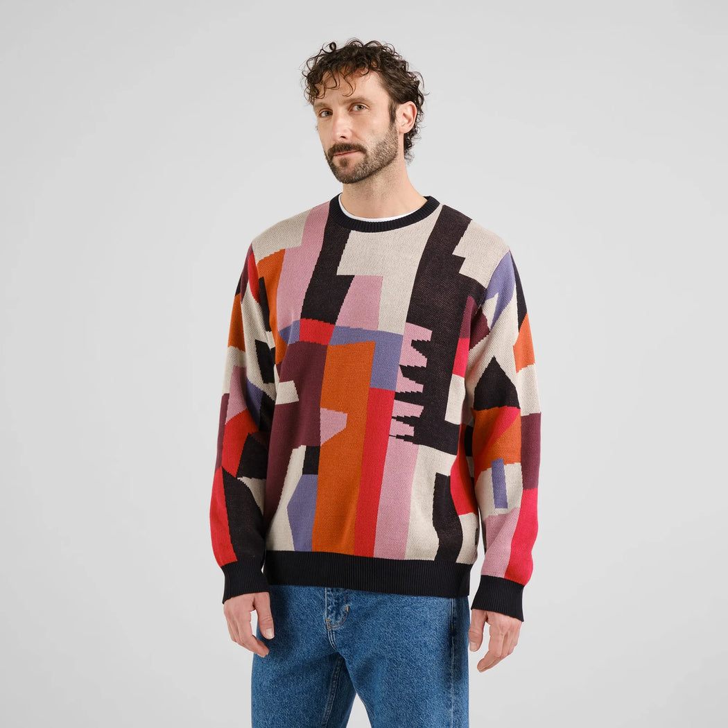 Sweater MORA Abstract Chaos-Dedicated-Pullis & Sweatshirts-ROTATION BOUTIQUE BERLIN