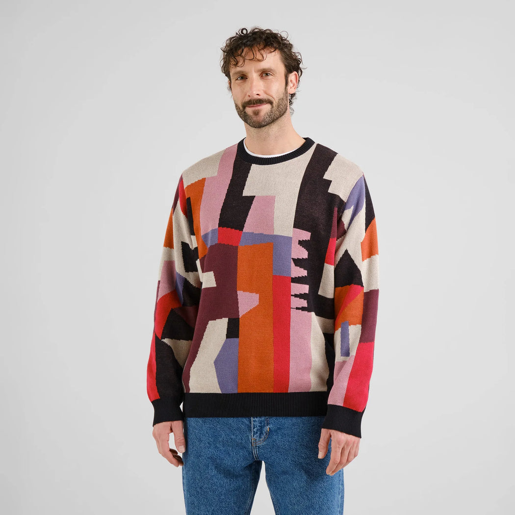 Sweater MORA Abstract Chaos-Dedicated-Pullis & Sweatshirts-ROTATION BOUTIQUE BERLIN