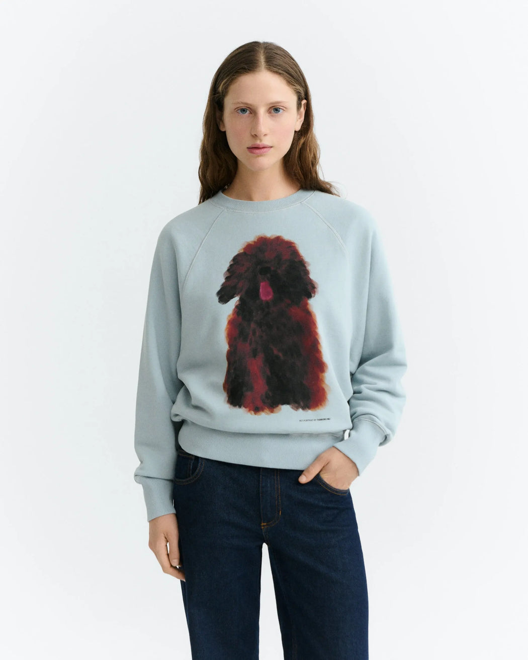 Sweatshirt Pet Portrait Bonnie Damen-Thinking Mu-Sweatshirts-ROTATION BOUTIQUE BERLIN