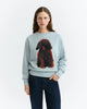 Sweatshirt Pet Portrait Bonnie Damen-Thinking Mu-Sweatshirts-ROTATION BOUTIQUE BERLIN