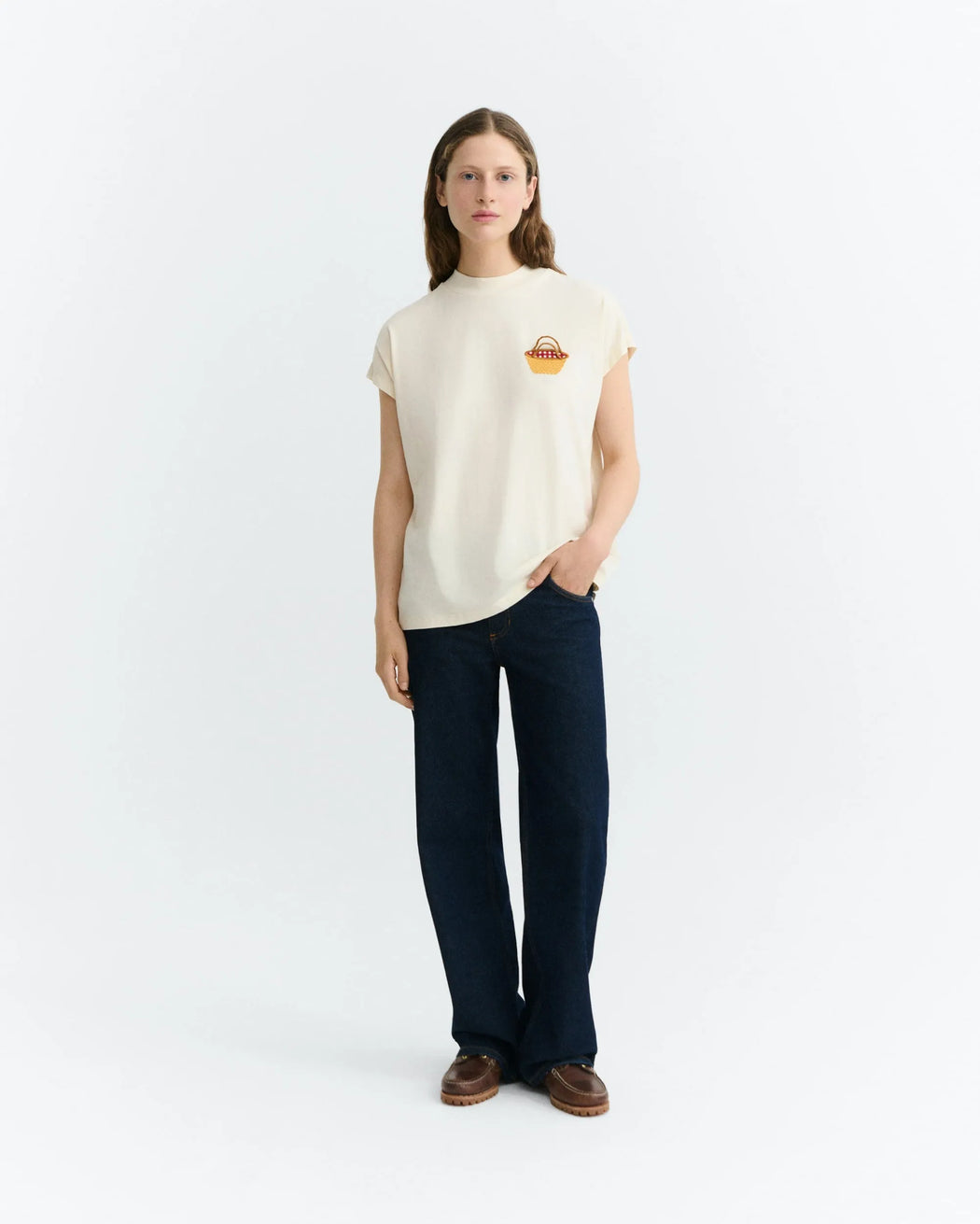 T-Shirt Basket Volta Damen-Thinking Mu-T-Shirts-ROTATION BOUTIQUE BERLIN