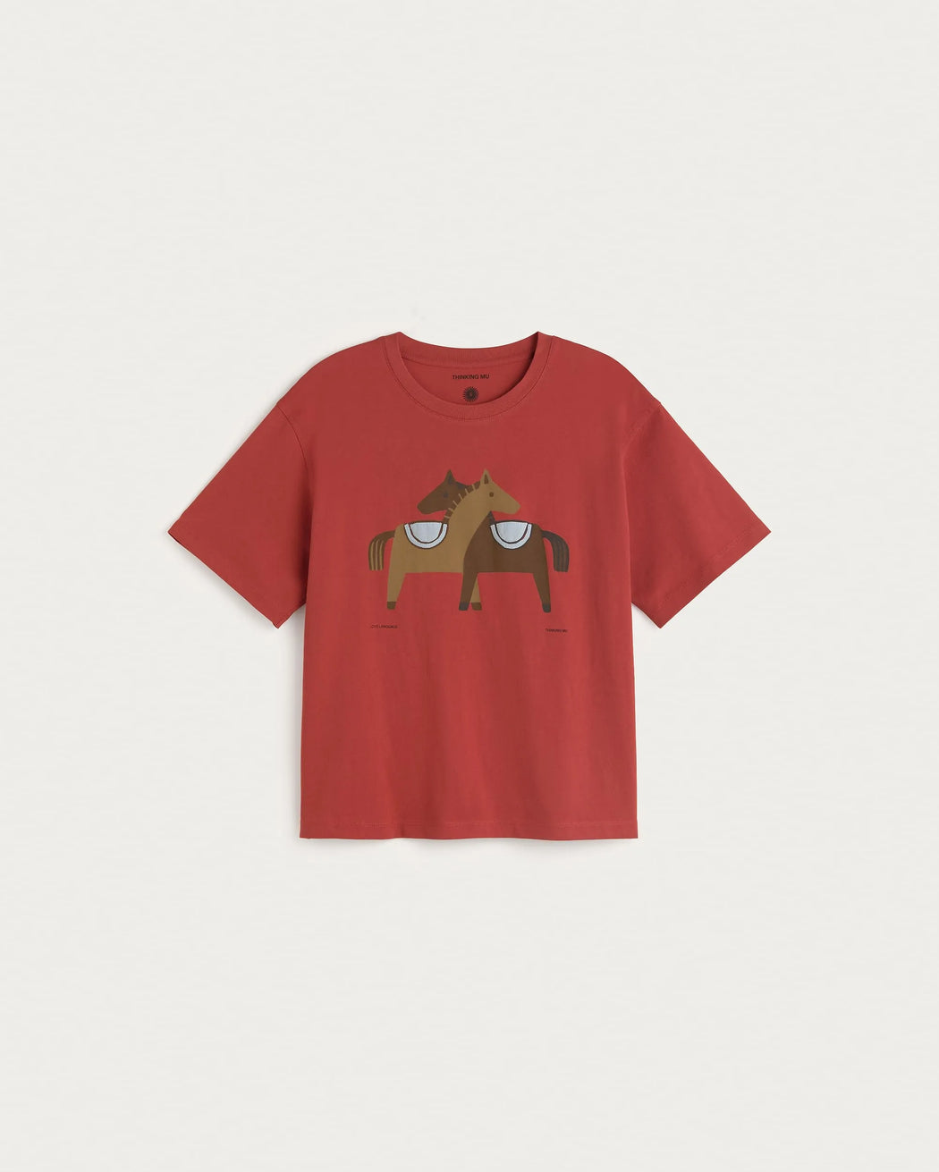 T-Shirt Horse Hug Damen-Thinking Mu-T-Shirts-ROTATION BOUTIQUE BERLIN