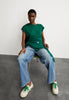 T-Shirt Jilaana Emerald Green-Armedangels-T-Shirts-ROTATION BOUTIQUE BERLIN