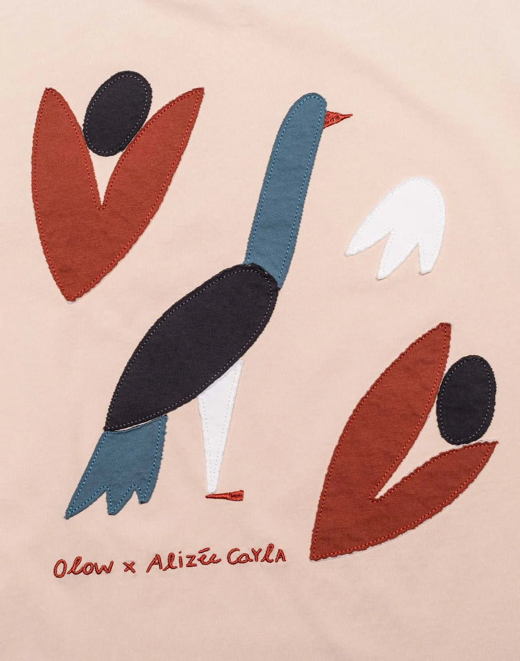 T-Shirt Oisel Cream-Olow-T-Shirts-ROTATION BOUTIQUE BERLIN