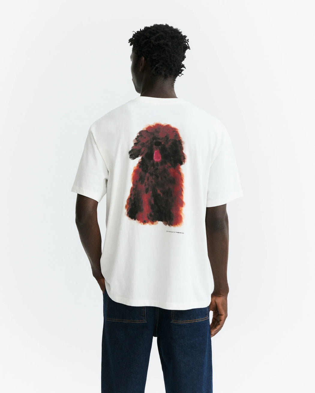 T-Shirt Pet Portrait Herren-Thinking Mu-T-Shirts-ROTATION BOUTIQUE BERLIN