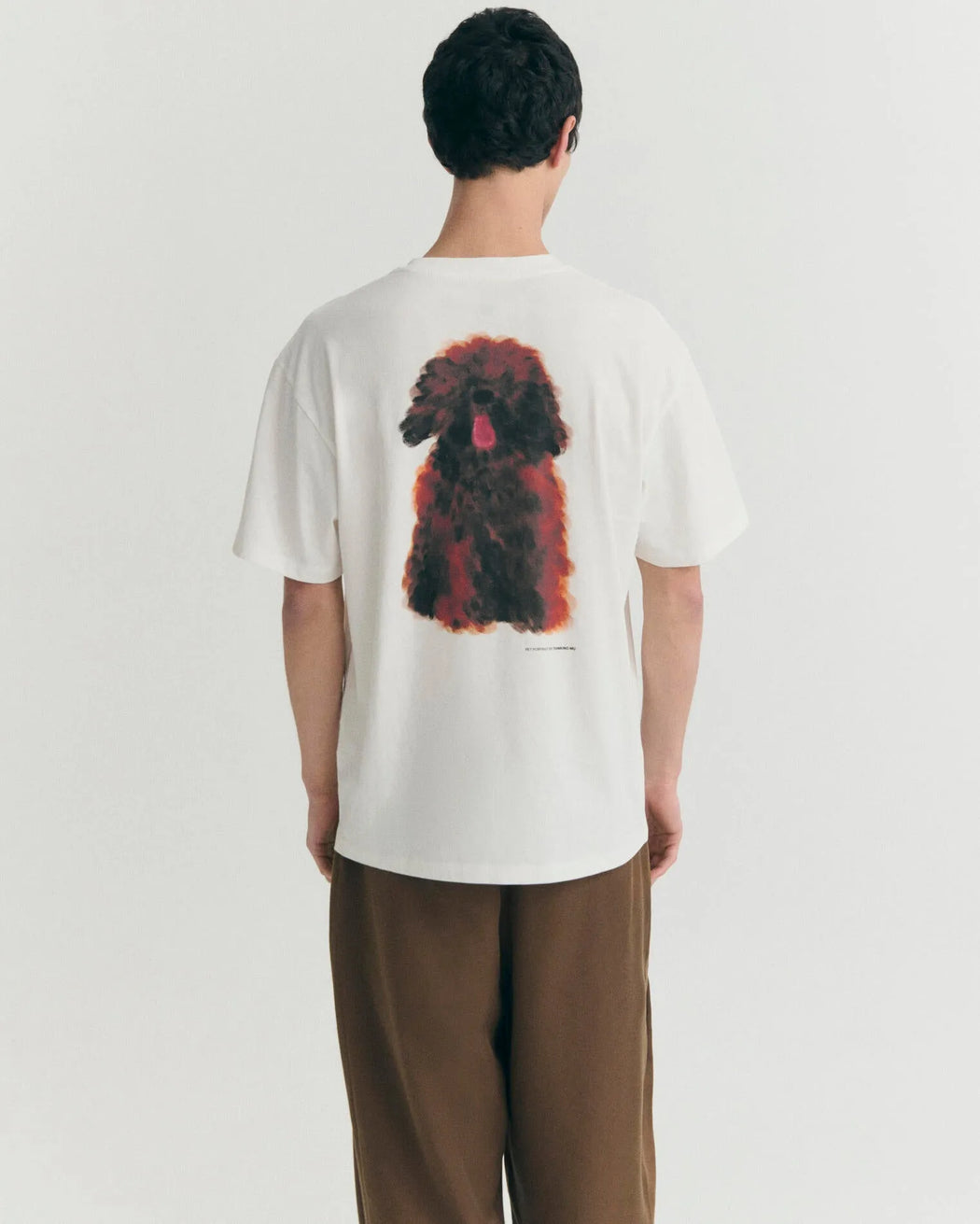 T-Shirt Pet Portrait Herren-Thinking Mu-T-Shirts-ROTATION BOUTIQUE BERLIN
