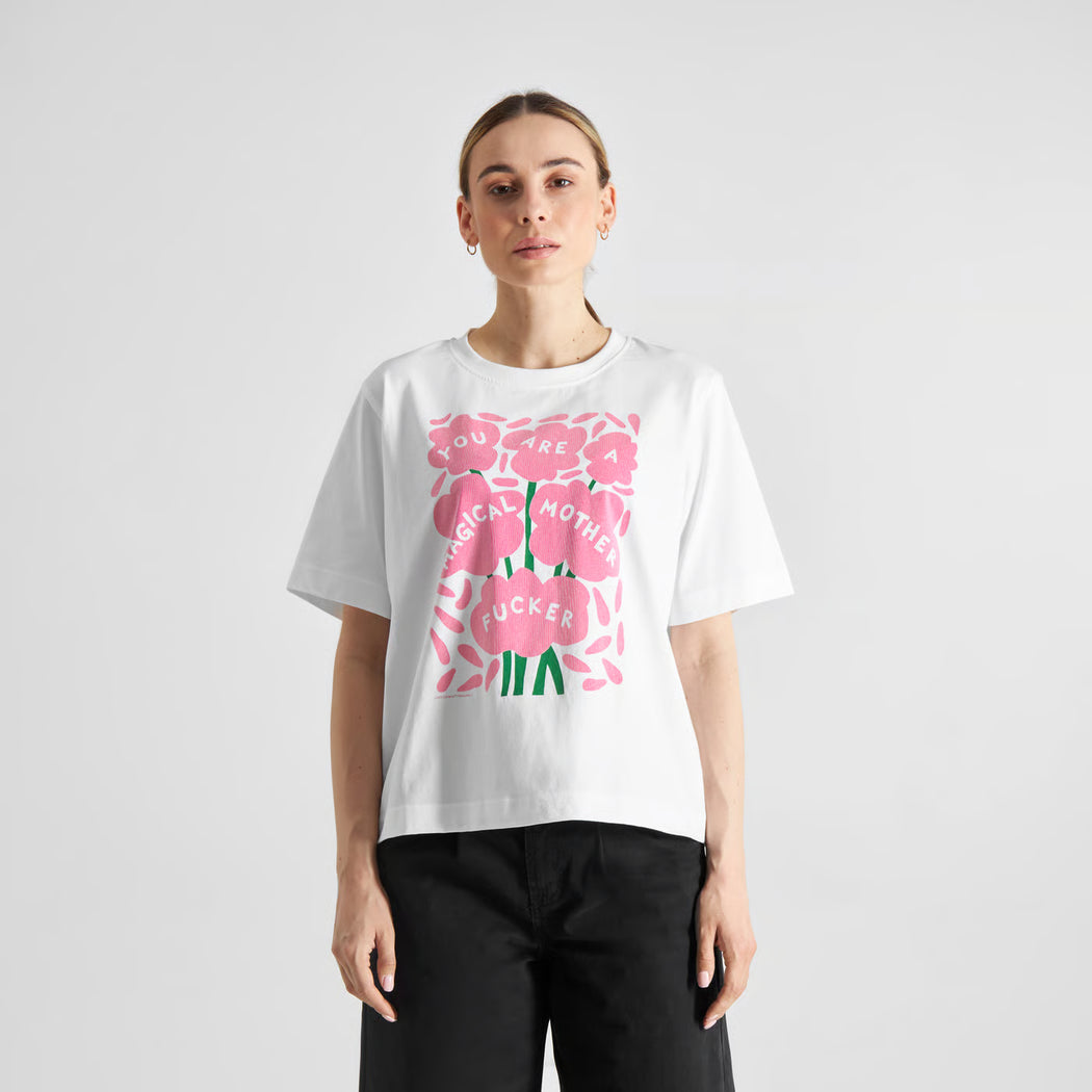 T-Shirt Vadstena Magical Flowers Damem-Dedicated-T-Shirts-ROTATION BOUTIQUE BERLIN